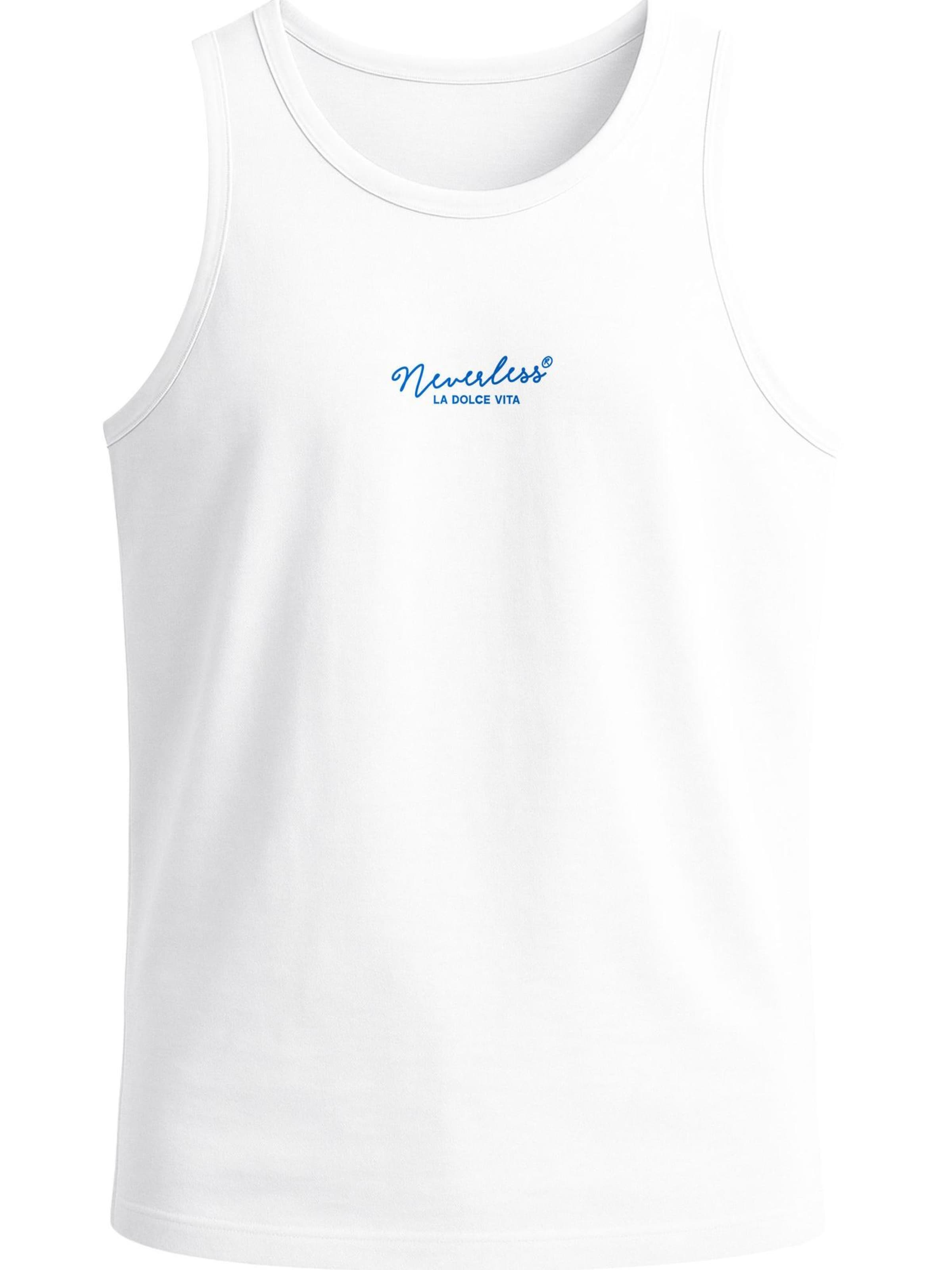 Neverless Футболка 'La Dolce Vita Club' в белом цвете
Neverless Футболка 'La Dolce Vita Club' в белом цвете