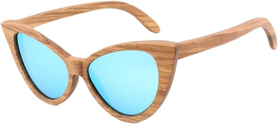 Солнцезащитные очки «Кошачий глаз» из бамбука, ручная работа, зебра, деревянная оправа, модные женские солнцезащитные очки с бабочками, поляризованные UV400 UJNHGQ, Light Blue
Солнцезащитные очки «Кошачий глаз» из бамбука, ручная работа, зебра, деревянная оправа, модные женские солнцезащитные очки с бабочками, поляризованные UV400 UJNHGQ, Light Blue