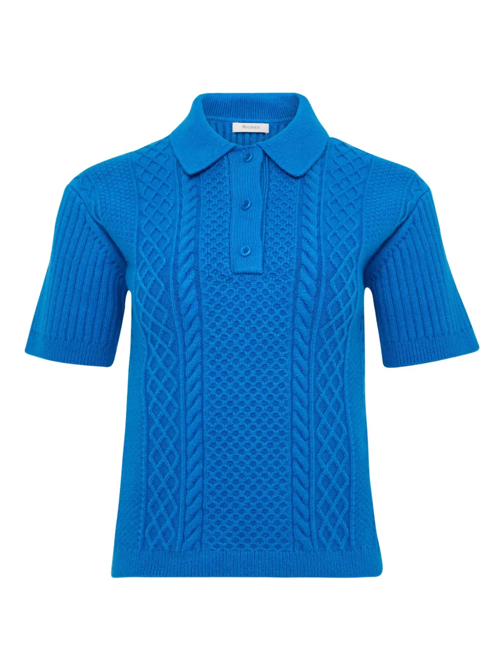 Рубашка поло фактурной вязки JW ANDERSON, синий
Рубашка поло фактурной вязки JW ANDERSON, синий