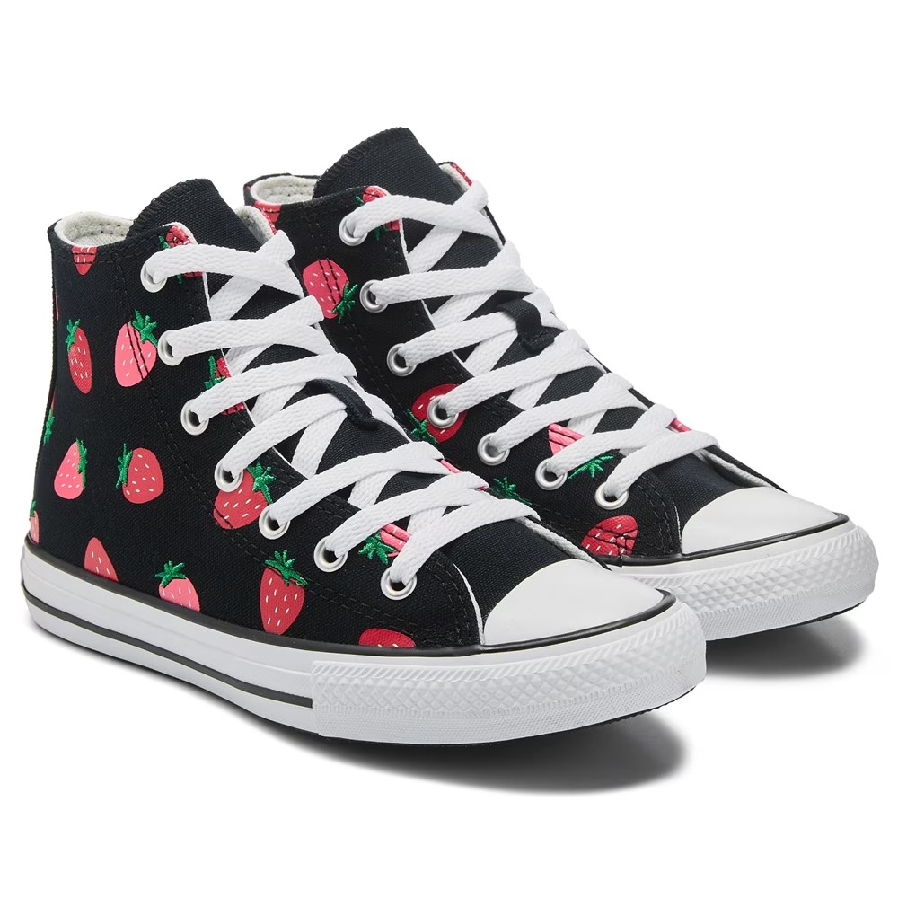 Детские кеды chuck taylor all star высокие для малышей Converse, black/strawberries
Детские кеды chuck taylor all star высокие для малышей Converse, black/strawberries