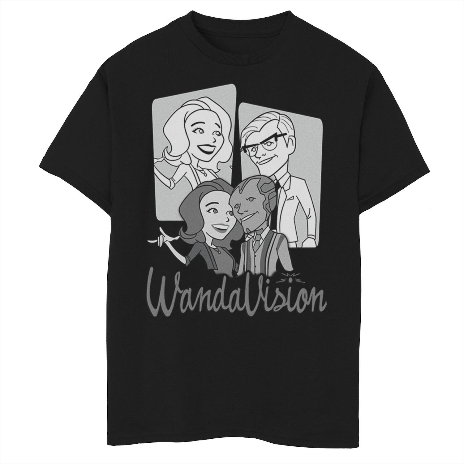 Футболка с рисунком ретро-логотипа Marvel WandaVision для мальчиков 8–20 лет Marvel
Футболка с рисунком ретро-логотипа Marvel WandaVision для мальчиков 8–20 лет Marvel