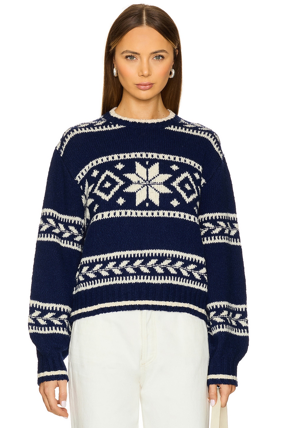 Свитер из хлопчатобумажной ткани со снежинками Polo Ralph Lauren, мультиколор
Свитер из хлопчатобумажной ткани со снежинками Polo Ralph Lauren, мультиколор