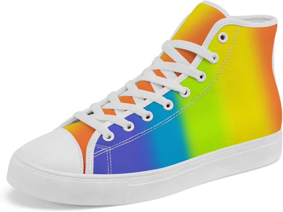 Высокие кеды с градиентным радужным рисунком для мужчин и женщин, кеды из парусины на шнуровке, повседневная обувь, подарок для папы и мамы Chebing, 611 Rainbow
Высокие кеды с градиентным радужным рисунком для мужчин и женщин, кеды из парусины на шнуровке, повседневная обувь, подарок для папы и мамы Chebing, 611 Rainbow