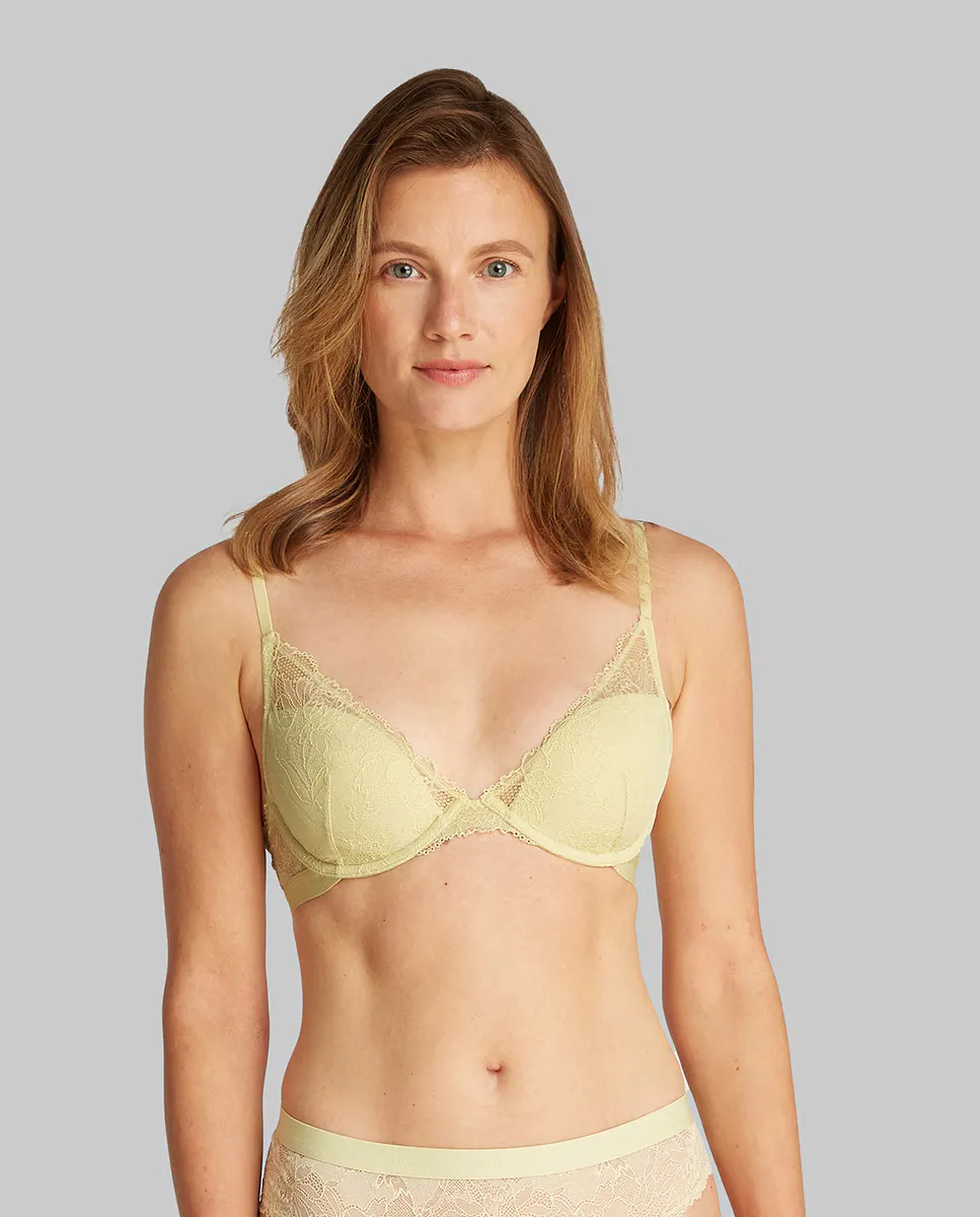 Бюстгальтер ICON LACE с глубоким вырезом на косточках Calvin Klein, желтый
Бюстгальтер ICON LACE с глубоким вырезом на косточках Calvin Klein, желтый