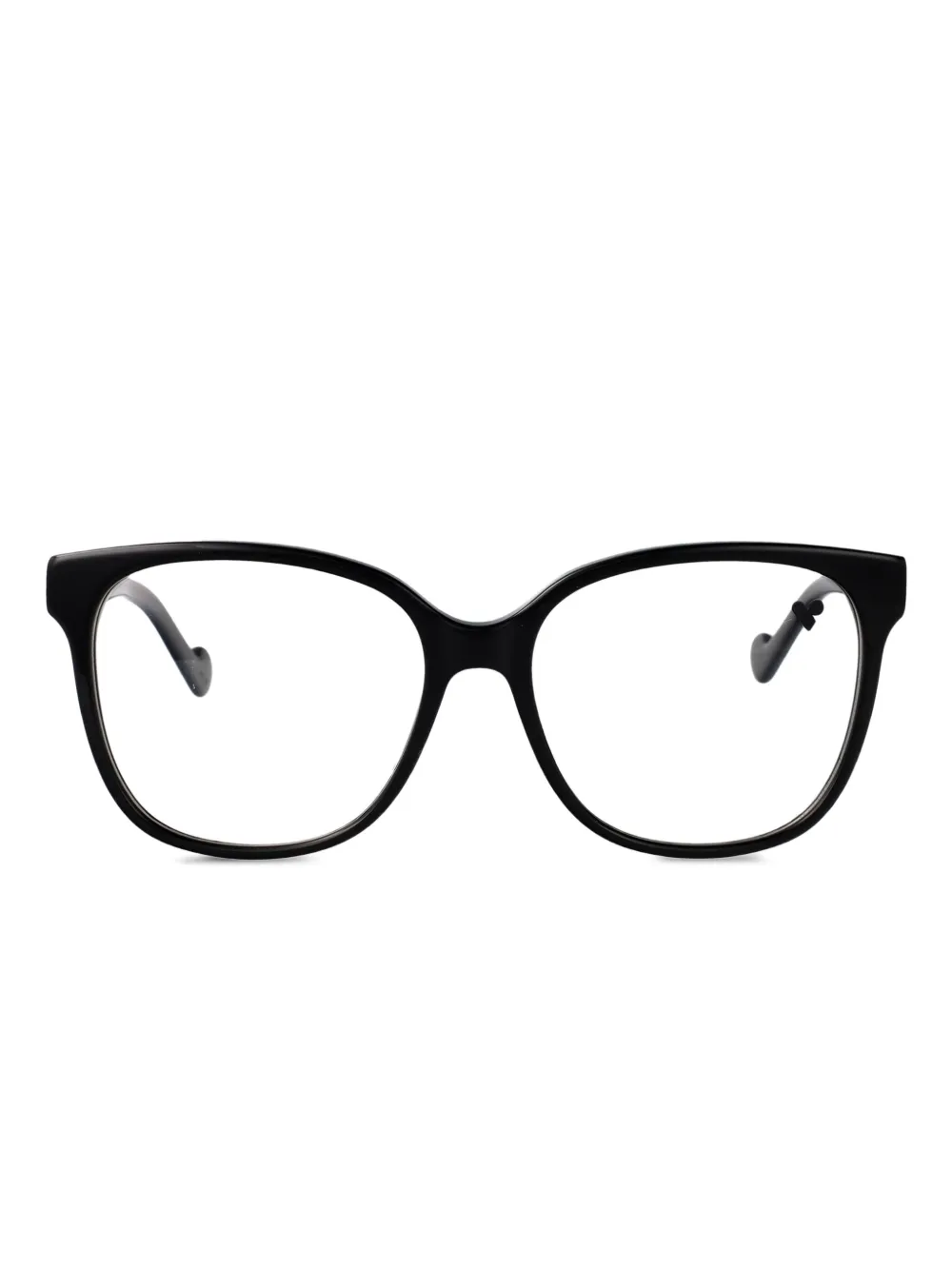 Очки в прямоугольной оправе с сердечками LIU JO, черный 
Очки в прямоугольной оправе с сердечками LIU JO, черный