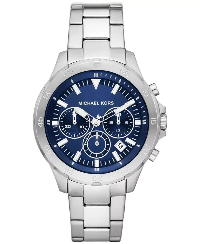 Мужские часы Greyson Chronograph из нержавеющей стали серебристого цвета, 43 мм Michael Kors
Мужские часы Greyson Chronograph из нержавеющей стали серебристого цвета, 43 мм Michael Kors