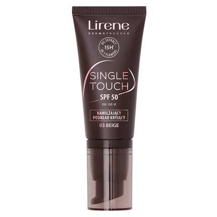 Single Touch Spf50 Увлажняющая маскирующая основа 03 Бежевый 30 мл Lirene
Single Touch Spf50 Увлажняющая маскирующая основа 03 Бежевый 30 мл Lirene