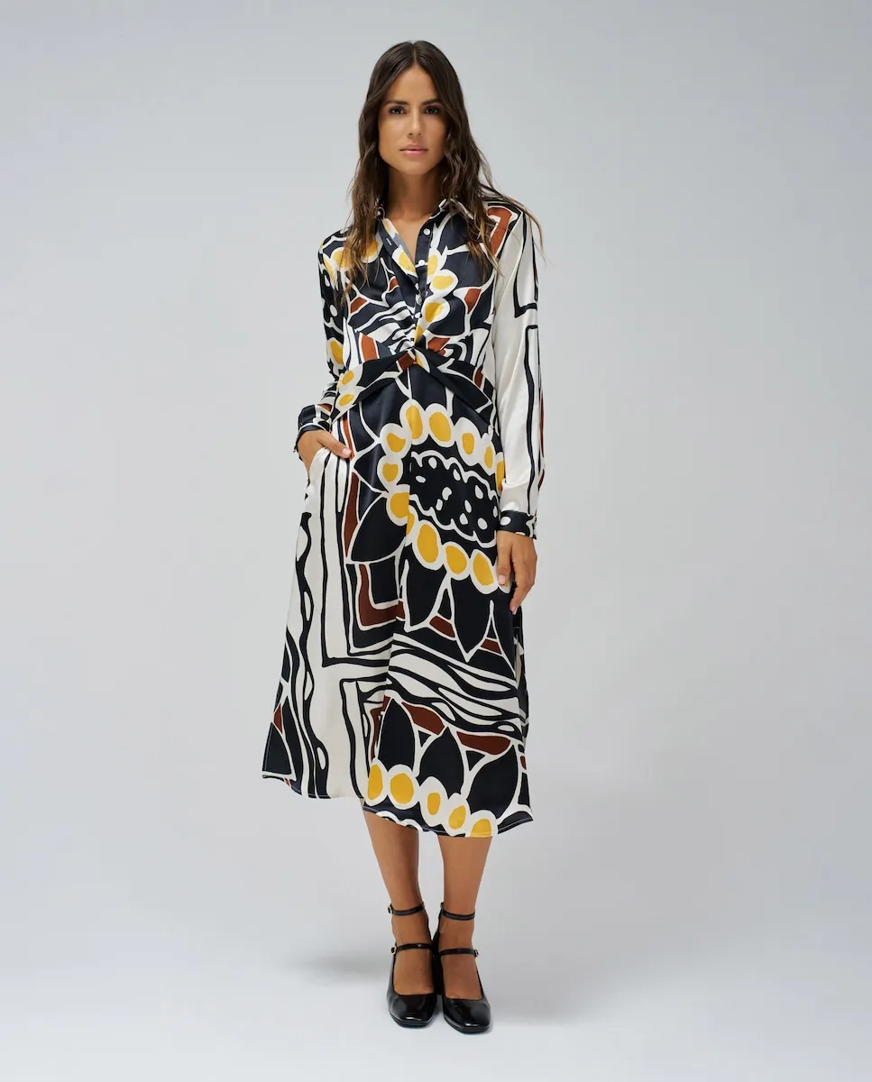 Миди-платье с ярким принтом Salsa Jeans, желтый
Миди-платье с ярким принтом Salsa Jeans, желтый