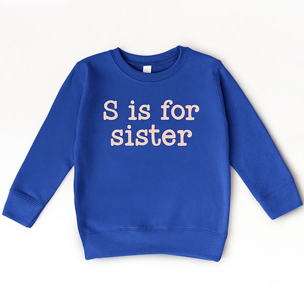 Толстовка S is for sister для малышей The Juniper Shop, Royal
Толстовка S is for sister для малышей The Juniper Shop, Royal