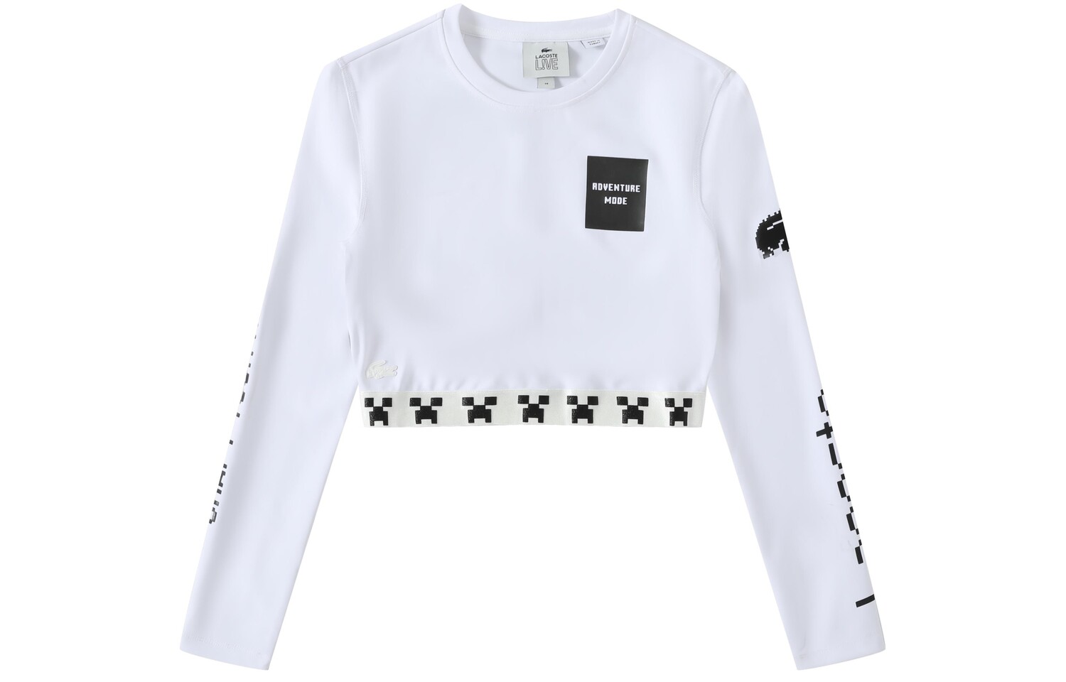 Укороченный топ женский белый Lacoste
Укороченный топ женский белый Lacoste