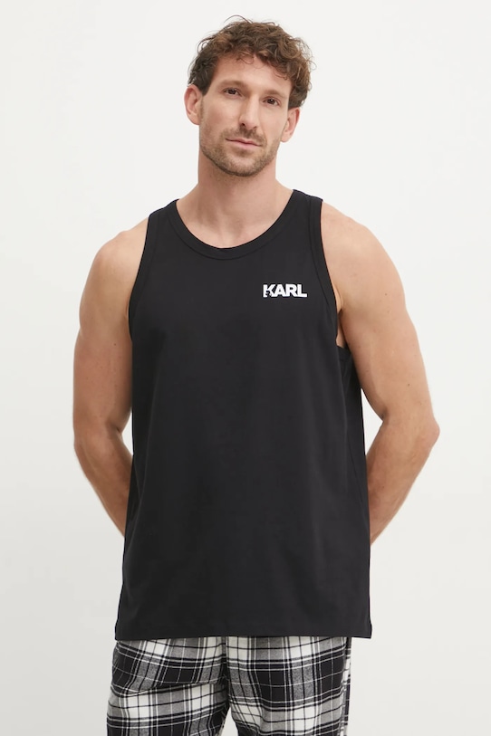 Хлопковая футболка Karl Lagerfeld, черный
Хлопковая футболка Karl Lagerfeld, черный