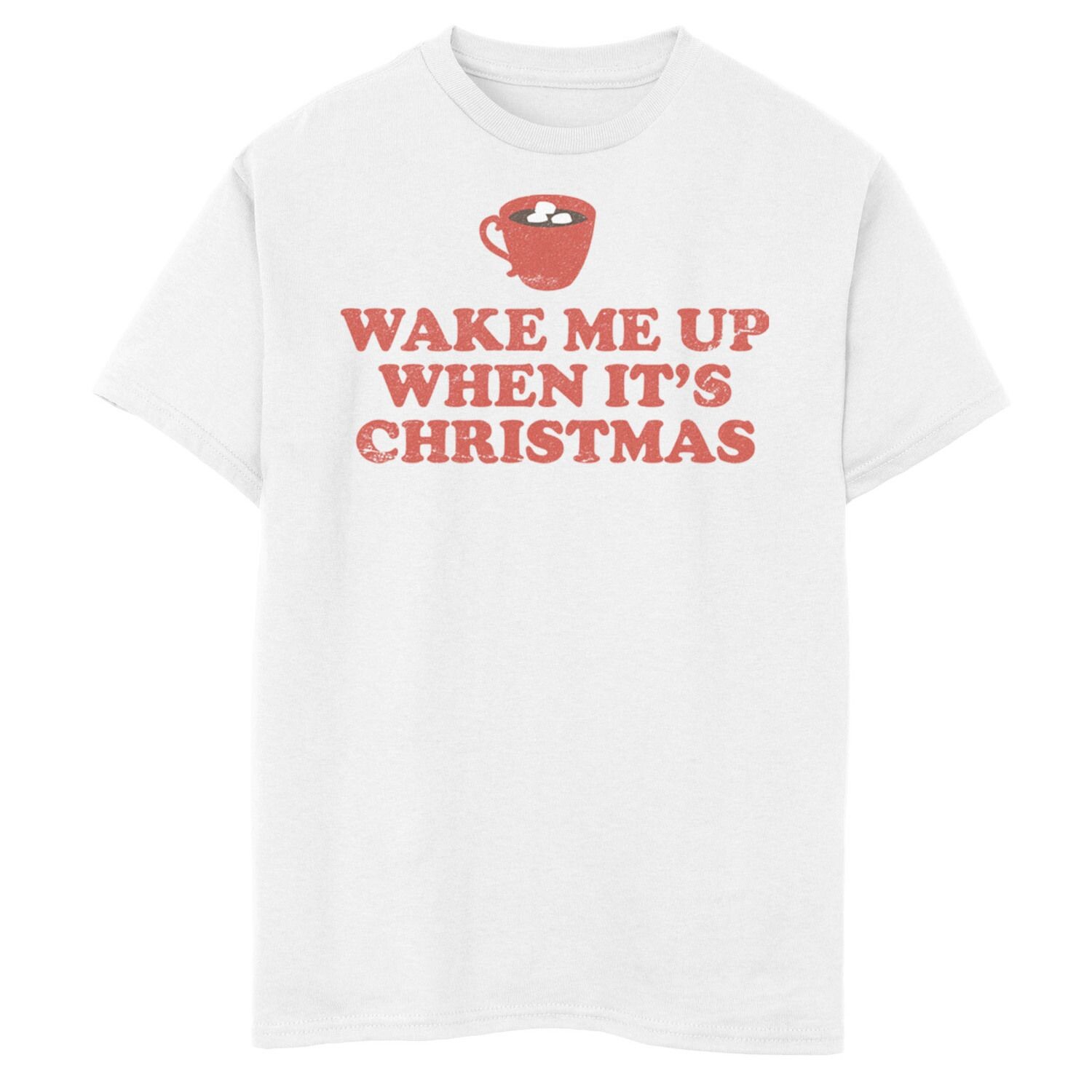 Футболка с рисунком для мальчиков 8–20 лет «Разбуди меня, когда наступит Рождество» Licensed Character
Футболка с рисунком для мальчиков 8–20 лет «Разбуди меня, когда наступит Рождество» Licensed Character