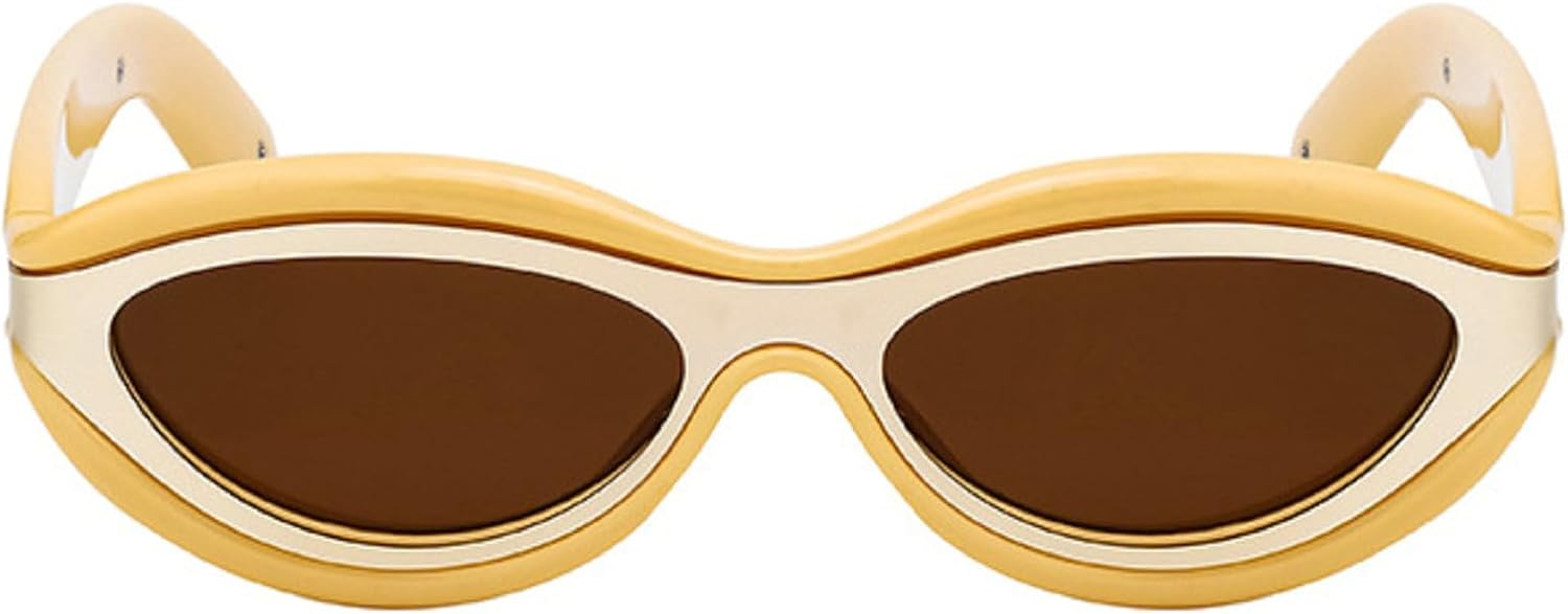 Овальные солнцезащитные очки Y2k для мужчин и женщин, 2024 год, роскошные, модные, в стиле панк, мужские солнцезащитные очки в маленькой оправе, в стиле стритвеар mincl, Champagne
Овальные солнцезащитные очки Y2k для мужчин и женщин, 2024 год, роскошные, модные, в стиле панк, мужские солнцезащитные очки в маленькой оправе, в стиле стритвеар mincl, Champagne