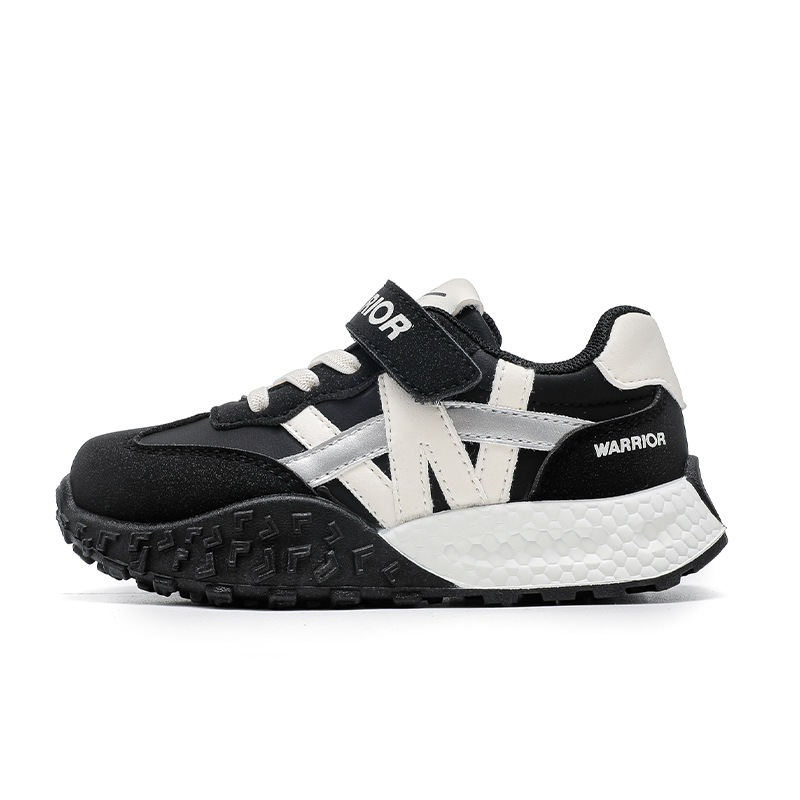 WARRIOR Устойчивые к скольжению повседневные ботинки для детей с амортизацией и устойчивостью к истиранию, черные
WARRIOR Устойчивые к скольжению повседневные ботинки для детей с амортизацией и устойчивостью к истиранию, черные