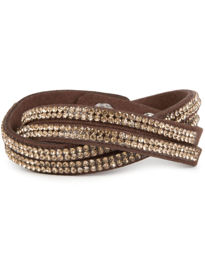 StyleBREAKER Браслет темно-коричневого/светло-коричневого цвета
StyleBREAKER Браслет темно-коричневого/светло-коричневого цвета