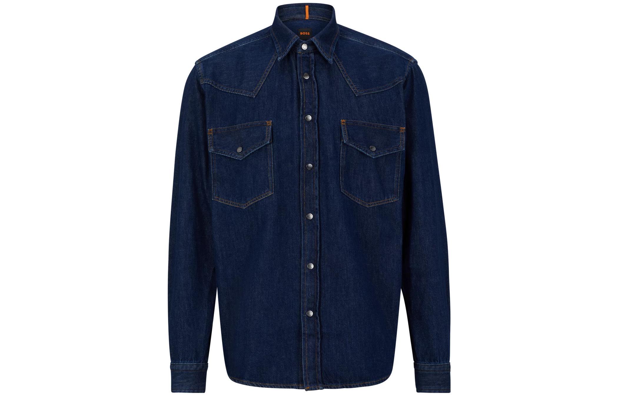 HUGO BOSS Джинсовая куртка мужская синяя, Blue
HUGO BOSS Джинсовая куртка мужская синяя, Blue