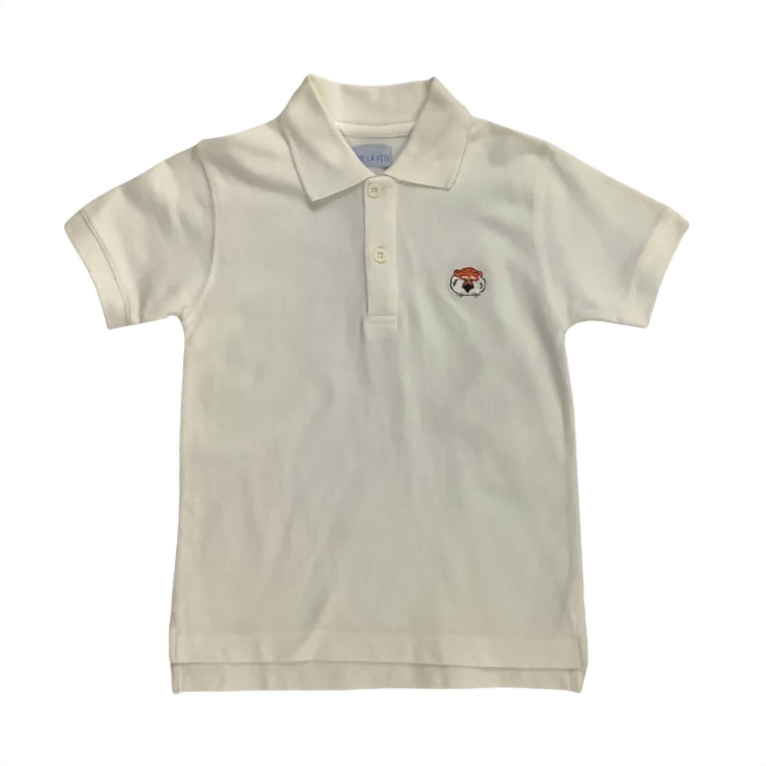 Поло для мальчиков Auburn University в белом цвете Vive La Fete
Поло для мальчиков Auburn University в белом цвете Vive La Fete