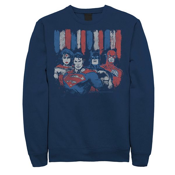 Мужская флисовая толстовка Justice League с полосками Licensed Character
Мужская флисовая толстовка Justice League с полосками Licensed Character