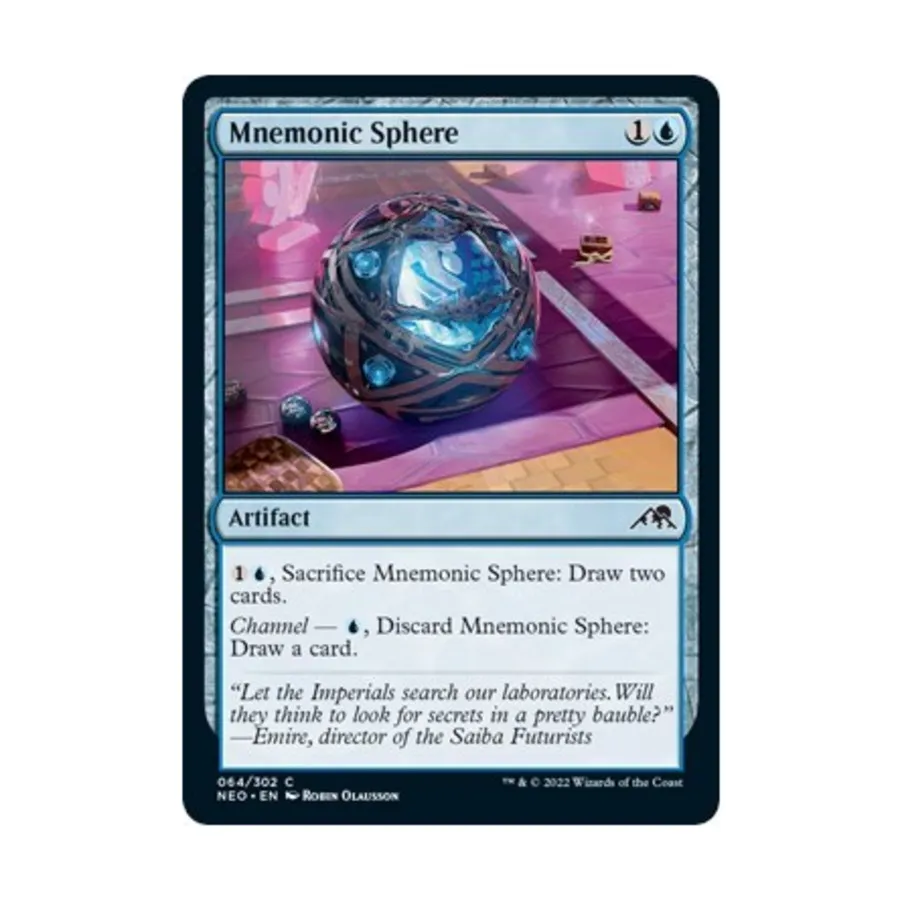 CCG Мнемоническая сфера (C) (Фольга), MTG - Kamigawa : Neon Dynasty
CCG Мнемоническая сфера (C) (Фольга), MTG - Kamigawa : Neon Dynasty