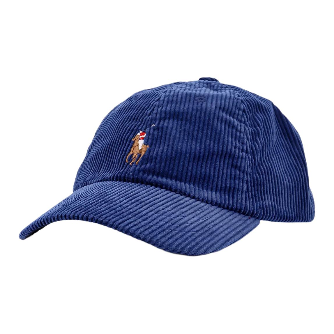 Polo Ralph Lauren Кепка бейсболка из вельвета, Blue 
Polo Ralph Lauren Кепка бейсболка из вельвета, Blue