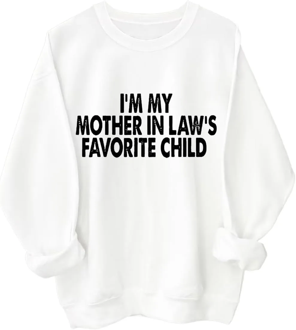 Толстовка с принтом "I'm My Mother In Law's Favorite Child" Racsea
Толстовка с принтом "I'm My Mother In Law's Favorite Child" Racsea