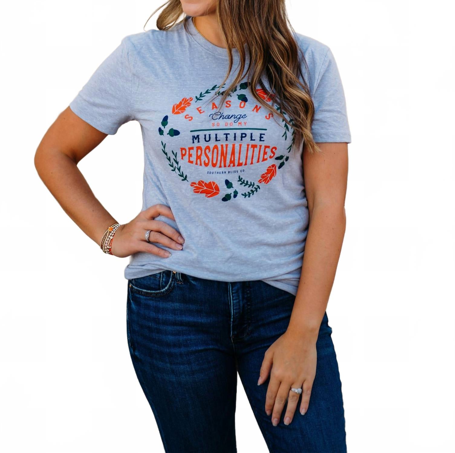 Топ "Множественные личности" светло-серый SOUTHERN BLISS 
Топ "Множественные личности" светло-серый SOUTHERN BLISS