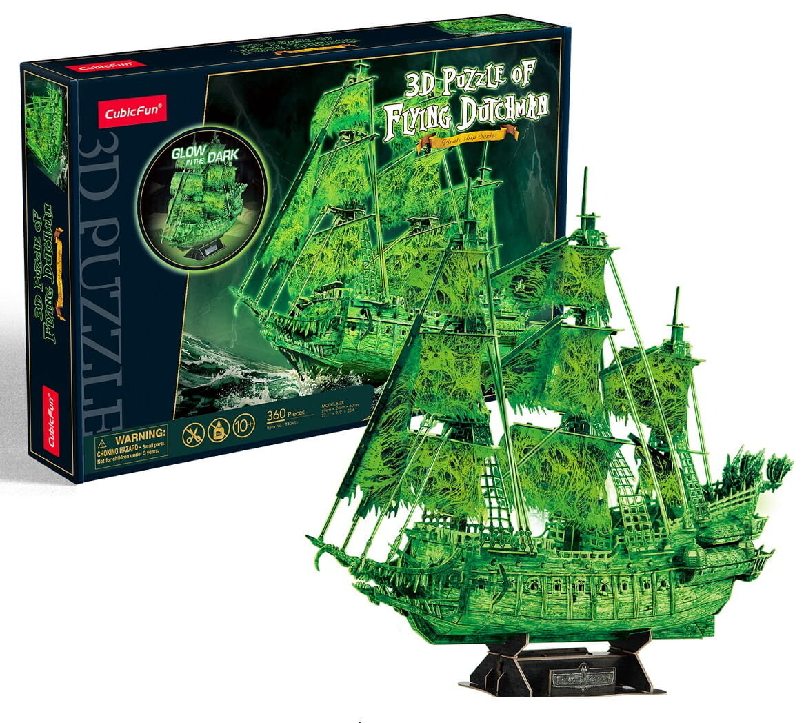 3D-пазл 360 El Летучий голландец, светящийся в темноте кубическое веселье Cubic Fun 
3D-пазл 360 El Летучий голландец, светящийся в темноте кубическое веселье Cubic Fun