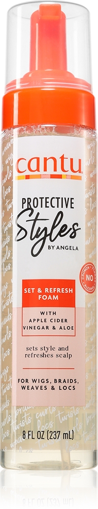 Защитные стили от Angela Ses&Refresh Питательная защитная пена Cantu, 237 мл
Защитные стили от Angela Ses&Refresh Питательная защитная пена Cantu, 237 мл