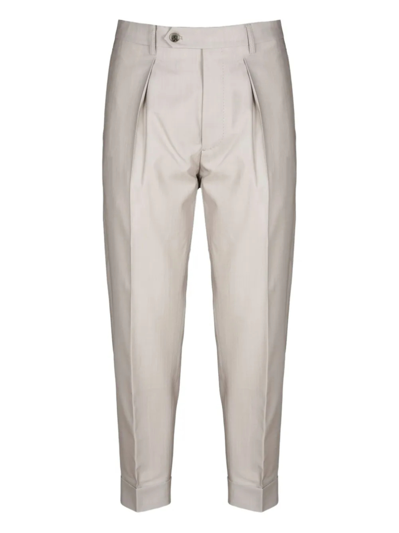 Зауженные брюки со складками Berwich, серый 
Зауженные брюки со складками Berwich, серый