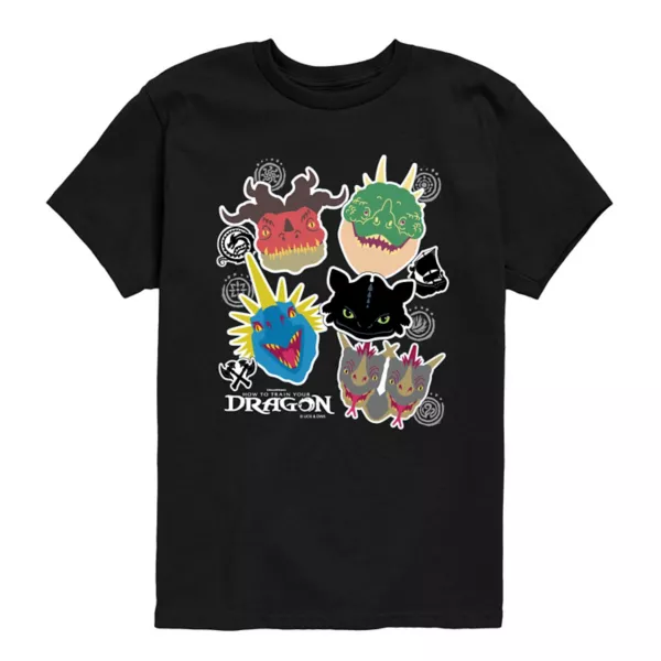 Футболка с наклейками «Как приручить дракона» для мальчиков 8–20 лет Licensed Character, черный
Футболка с наклейками «Как приручить дракона» для мальчиков 8–20 лет Licensed Character, черный