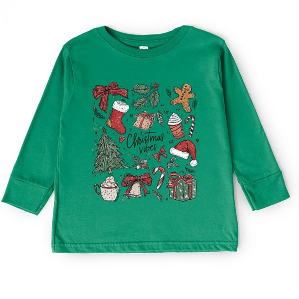 Футболка с длинным рукавом Christmas vibes sketched для малышей The Juniper Shop, Kelly
Футболка с длинным рукавом Christmas vibes sketched для малышей The Juniper Shop, Kelly