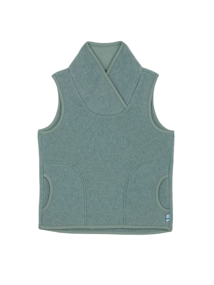 Свитер-жилет finkid Pullunder aus Wolle Filis, зеленый
Свитер-жилет finkid Pullunder aus Wolle Filis, зеленый