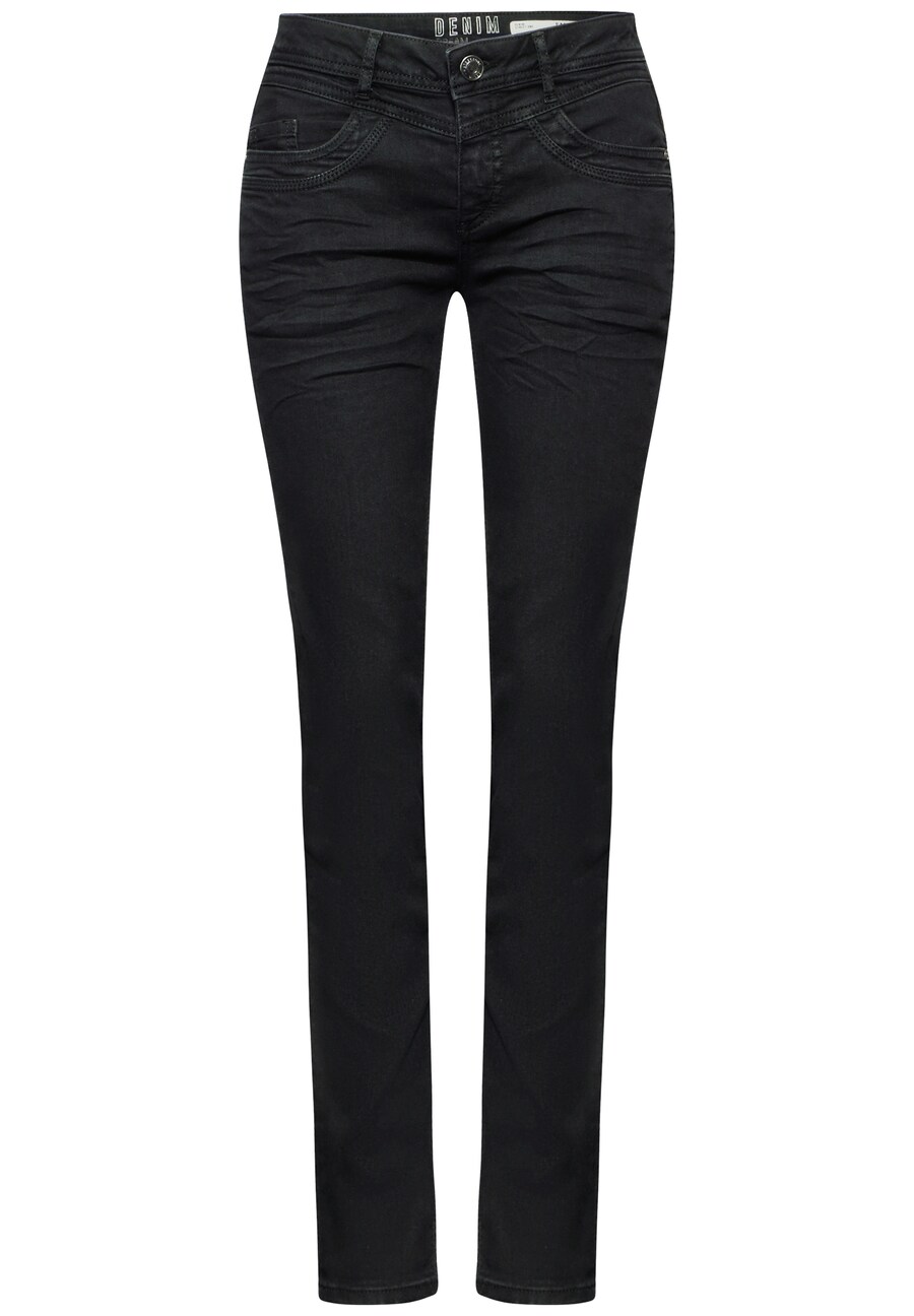 Джинсы STREET ONE Regular Jeans, черный деним
Джинсы STREET ONE Regular Jeans, черный деним