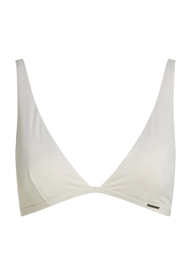 Треугольный верх бикини Calvin Klein, бежевый 
Треугольный верх бикини Calvin Klein, бежевый