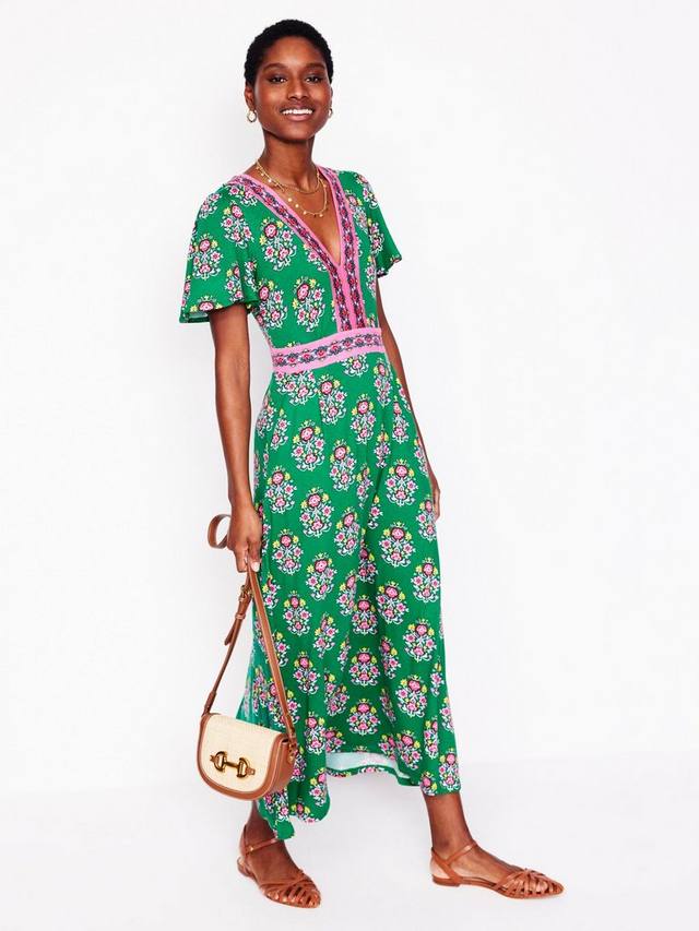 Чайное платье макси с цветочным принтом ellie flutter Boden, цвет Emerald/Multi
Чайное платье макси с цветочным принтом ellie flutter Boden, цвет Emerald/Multi
