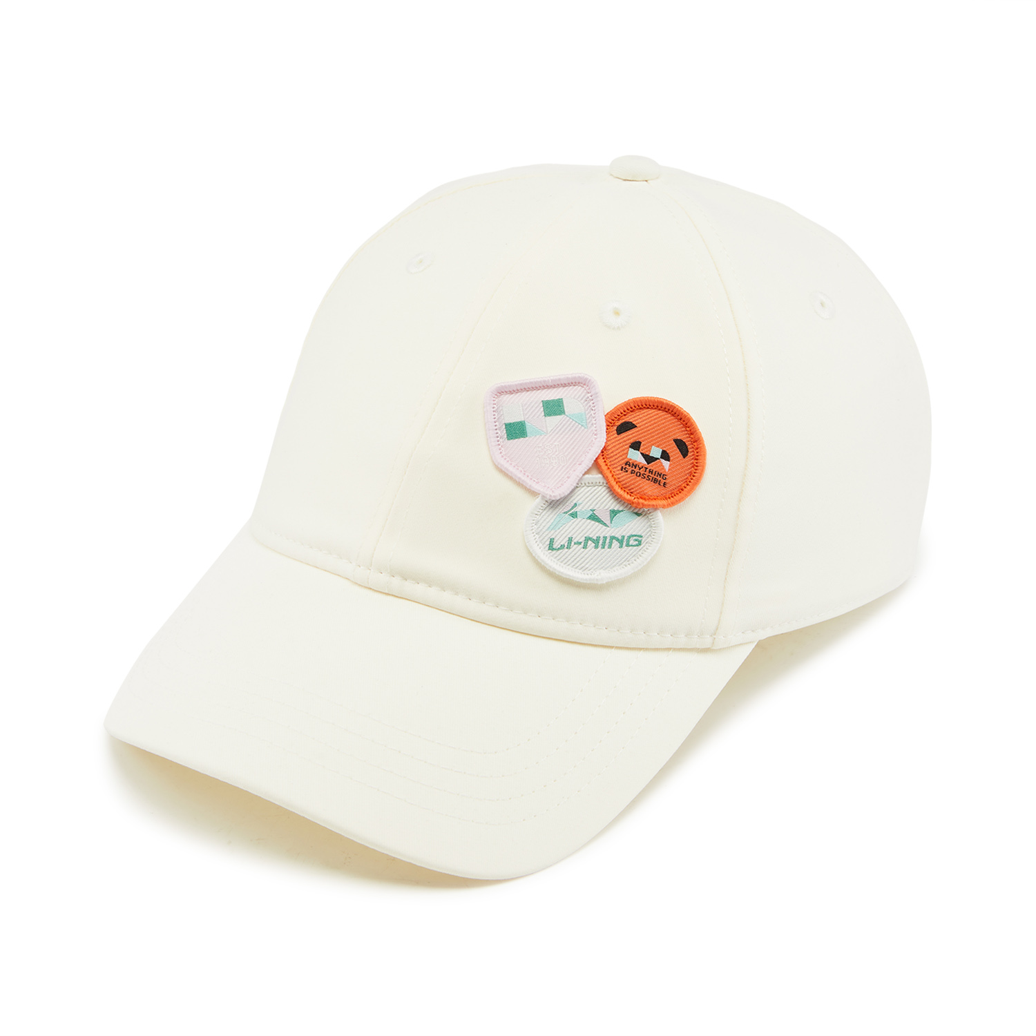 LINING Бейсболка из полиэстера унисекс белая, Ivory
LINING Бейсболка из полиэстера унисекс белая, Ivory