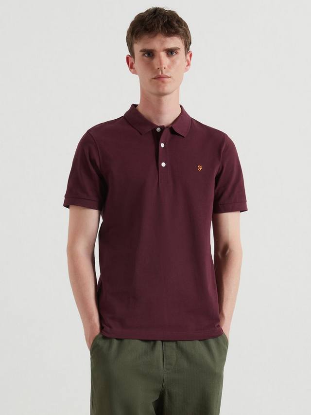 Короткий рукав пике поло из хлопковой смеси Farah, Bordeaux
Короткий рукав пике поло из хлопковой смеси Farah, Bordeaux