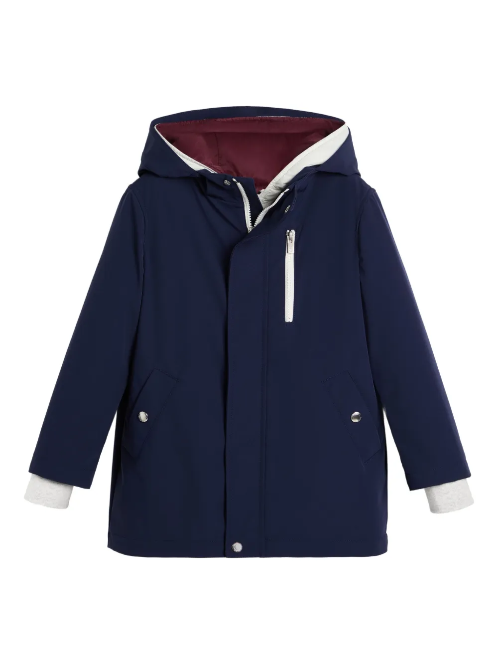 Парка с нашивкой-логотипом Brunello Cucinelli Kids, синий
Парка с нашивкой-логотипом Brunello Cucinelli Kids, синий