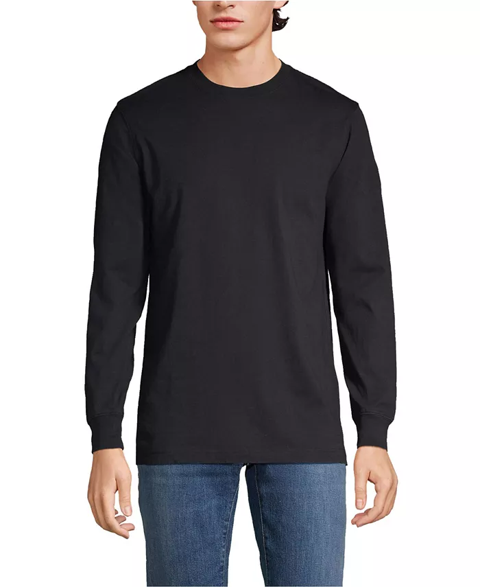 Футболка с длинным рукавом Big & Tall Super-T Lands' End, черный
Футболка с длинным рукавом Big & Tall Super-T Lands' End, черный