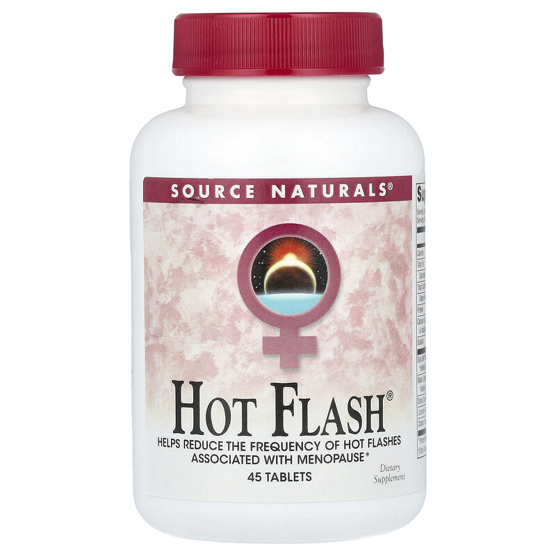 Source Naturals, Hot Flash, 45 таблеток
Source Naturals, Hot Flash, 45 таблеток