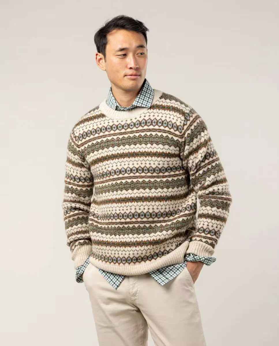 Мужской свитер с круглым вырезом Scotta 1985, бежевый
Мужской свитер с круглым вырезом Scotta 1985, бежевый