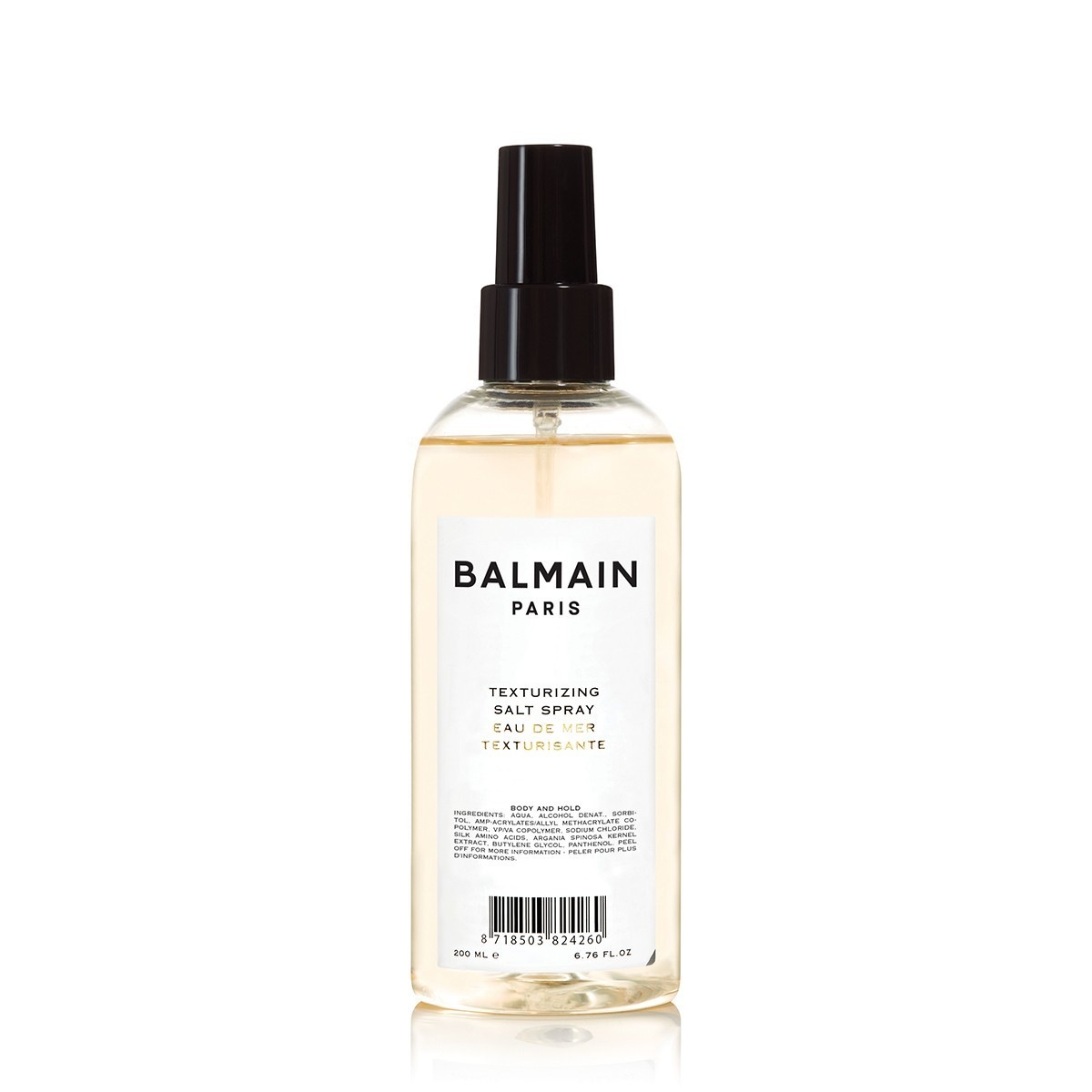 Лак для волос hc travel texturizing salt spray Balmain Hair, объем 200 мл
Лак для волос hc travel texturizing salt spray Balmain Hair, объем 200 мл