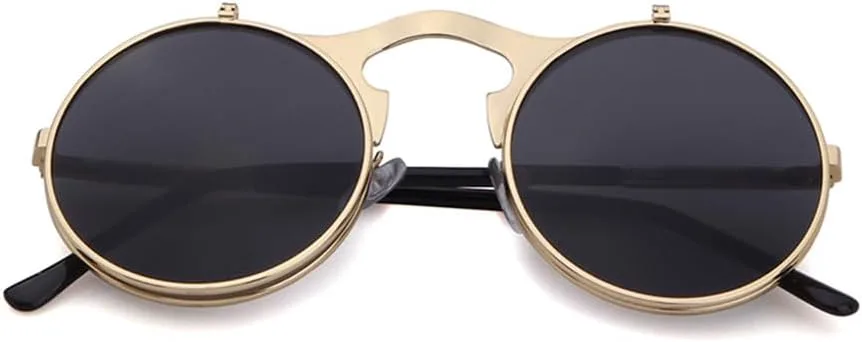 Панк-солнцезащитные очки из сплава для женщин и мужчин, винтажные металлические готические солнцезащитные очки с откидной крышкой, ретро-очки, M1 Generic, M-213
Панк-солнцезащитные очки из сплава для женщин и мужчин, винтажные металлические готические солнцезащитные очки с откидной крышкой, ретро-очки, M1 Generic, M-213