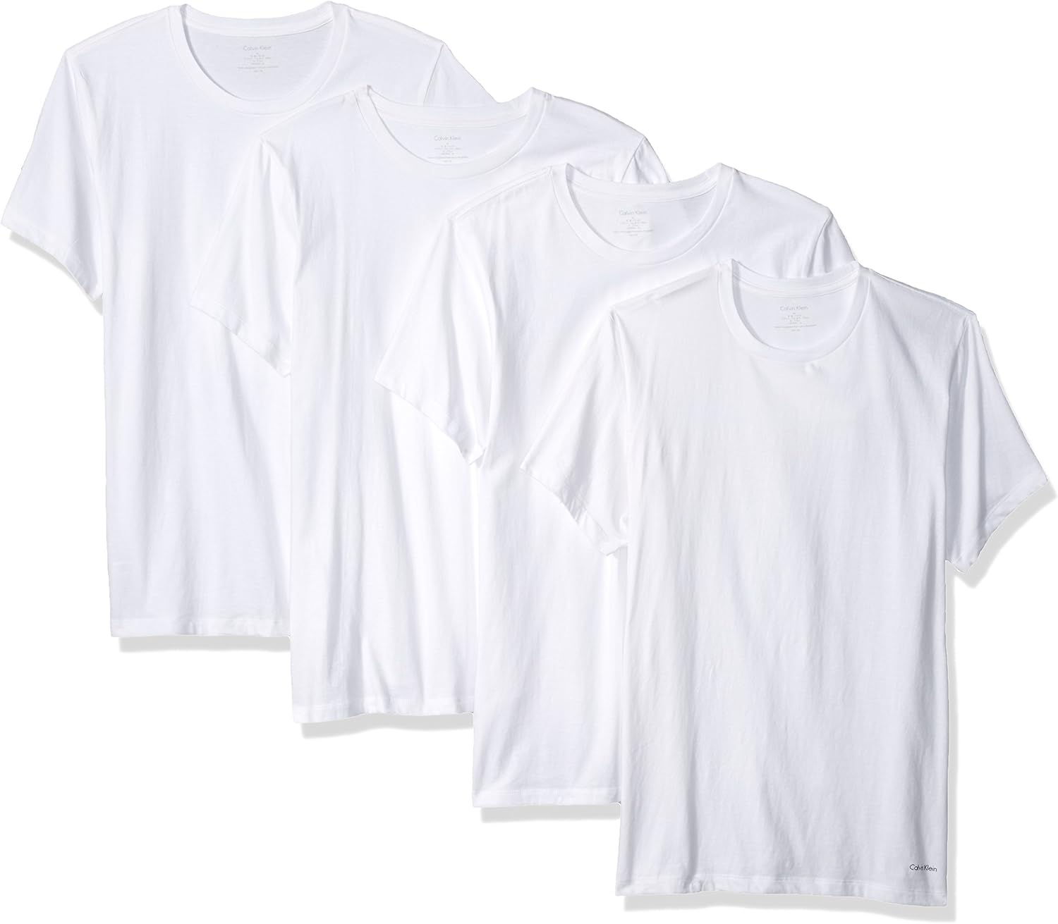 Мужские классические хлопковые футболки Calvin Klein с круглым вырезом, упаковка, White (4 Pack)
Мужские классические хлопковые футболки Calvin Klein с круглым вырезом, упаковка, White (4 Pack)