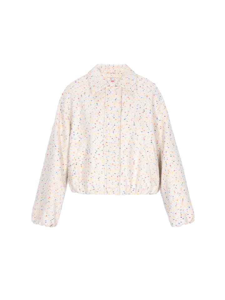 IZIA Женская куртка кремового цвета с разноцветными вставками
IZIA Женская куртка кремового цвета с разноцветными вставками