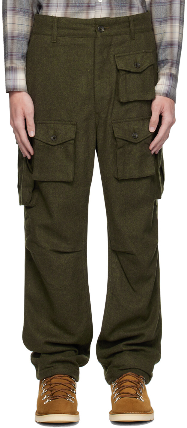 Зеленые брюки карго FA Engineered Garments, Зеленый, Зеленые брюки карго FA Engineered Garments
Зеленые брюки карго FA Engineered Garments, Зеленый, Зеленые брюки карго FA Engineered Garments