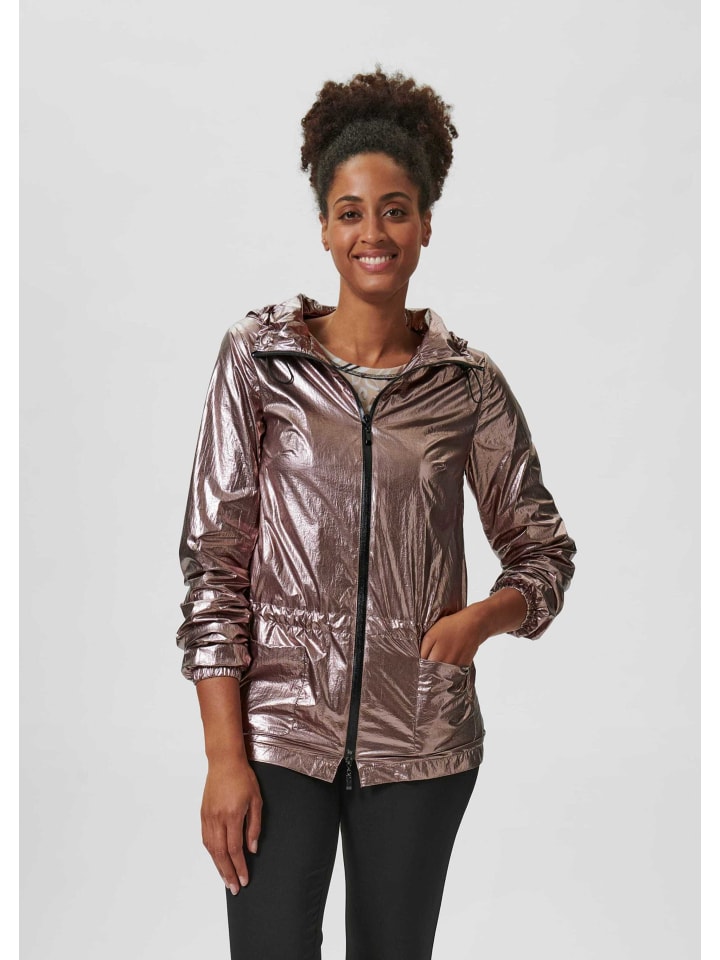 MADELEINE Куртка с капюшоном с металлическим эффектом, платинового цвета
MADELEINE Куртка с капюшоном с металлическим эффектом, платинового цвета