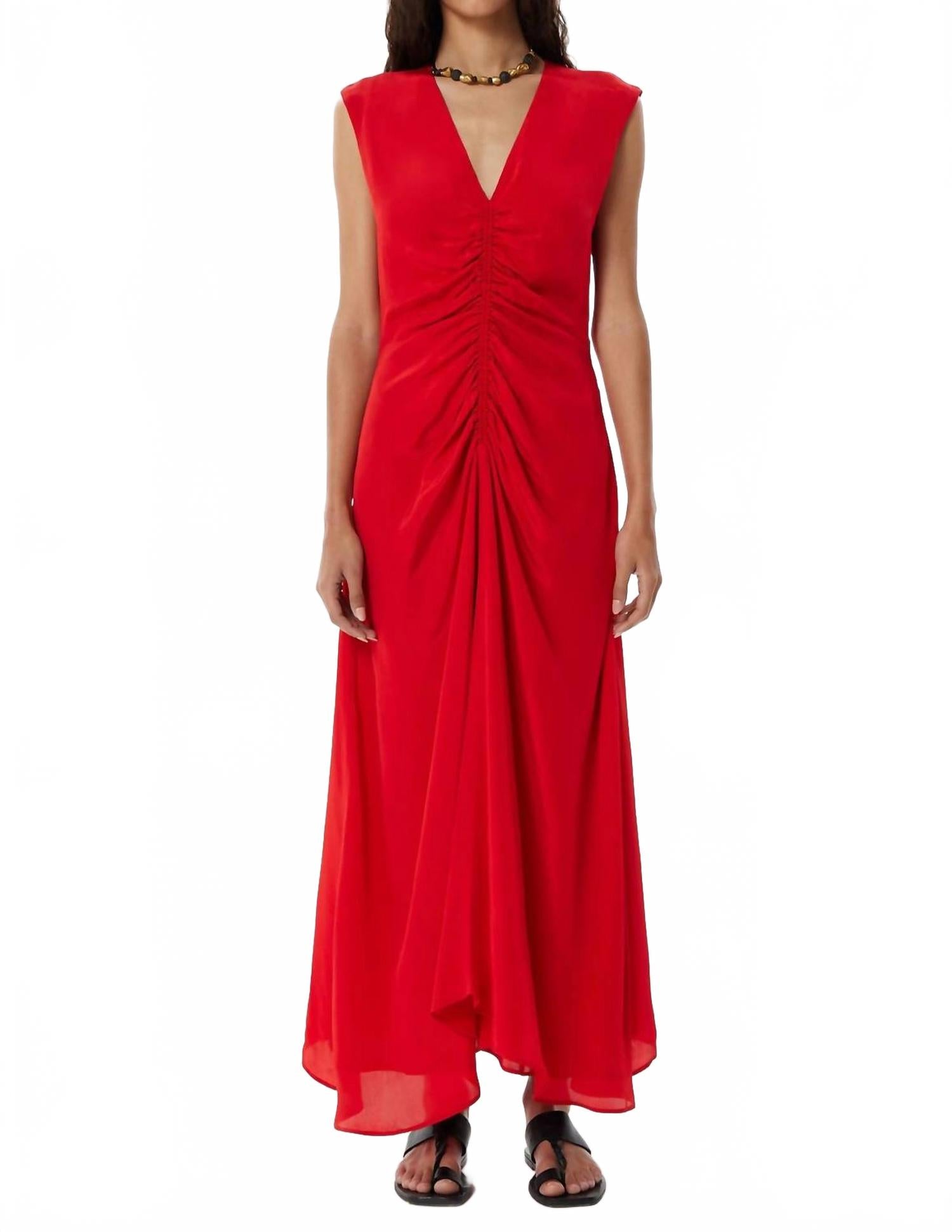 Платье Cervino Tora длинное в красном цвете Maria Cher
Платье Cervino Tora длинное в красном цвете Maria Cher