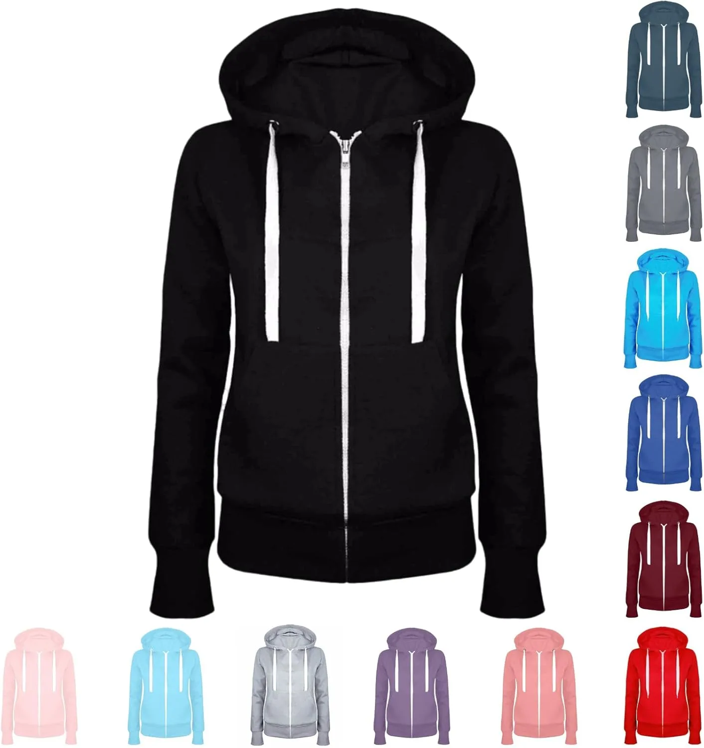 Легкая худи на молнии для женщин Plus Size, оверсайз с карманами Cheyubny
Легкая худи на молнии для женщин Plus Size, оверсайз с карманами Cheyubny