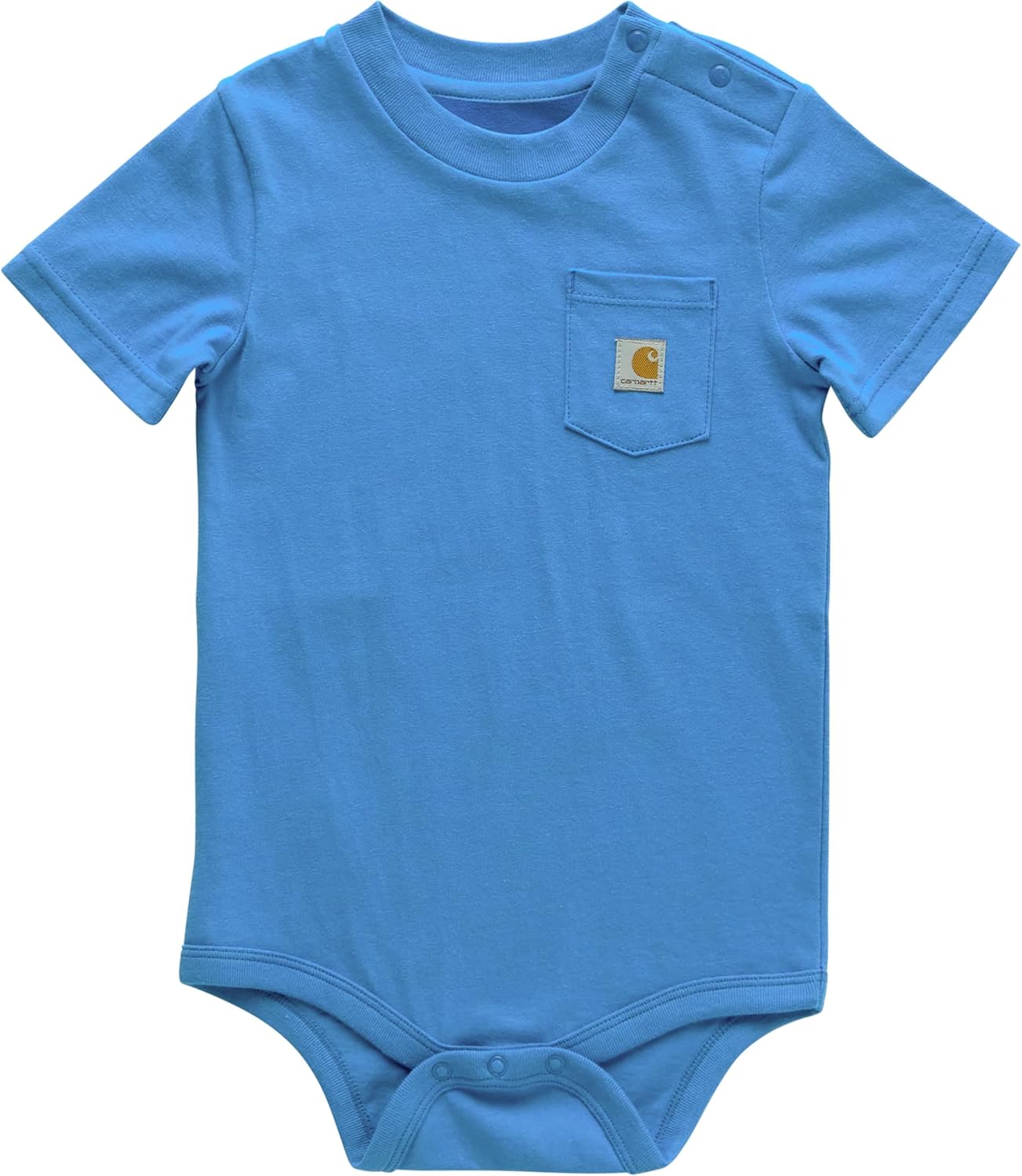 Carhartt Unisex Baby, футболка-боди с коротким рукавом и карманом, French Blue
Carhartt Unisex Baby, футболка-боди с коротким рукавом и карманом, French Blue